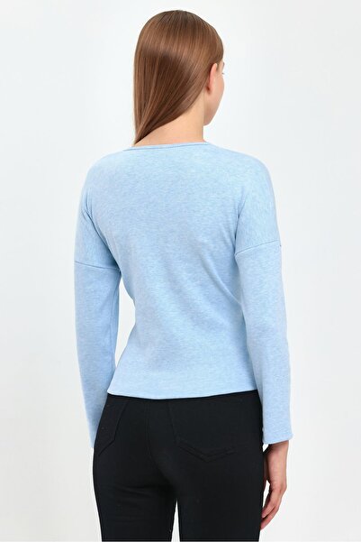 ALEXANDERGARDI Μπλούζα με διπλό γιακά σταυρωτό (B22-301A)