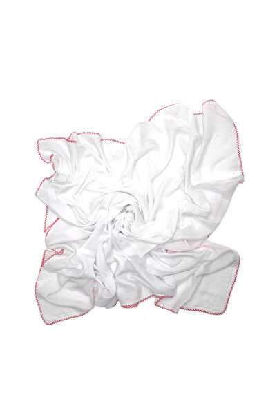 nazipek Pamuklu Büyük Boy Oyalı Namazlık Tülbent Yüksek Kalite 110x110cm Eşar...