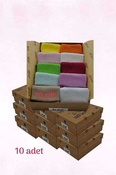 Akface Organic Cotton Newborn Baby and Kids Socks 10 boxes wholesale