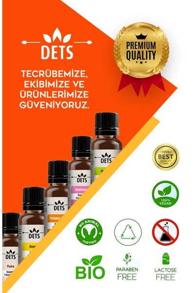 Dets 2 Li Pudra Çubuklu Oda Kokusu Uçucu Yağ Ortam Kokusu Banyo Kokusu Parfümü Dolap Koku 2x50ml
