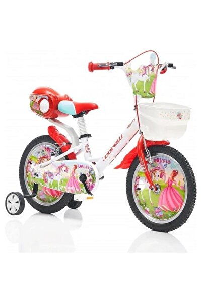 Rival Corelli Lovely 20 Jant Alimümyum Kadro Çocuk Bisikleti Beyaz-Kırmızı
