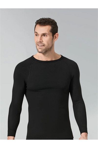 Namaldı 1 Piece Black Color Thermal Long Sleeve Underwear