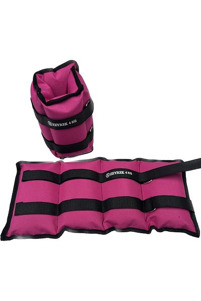 S ZEYREK 4 kg 2 bucăți 8 kg în total Set de greutăți pentru întărirea mușchilor mâinii și gleznei Sac de greutăți cu nisip