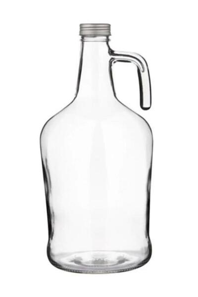 2 x 3 Liter Handle Olive Oil Bottle (GALLON) Thick Glass Handmade Retro Carboy for All Liquids