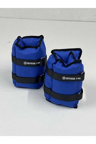 S ZEYREK 3 kg × 2 buc. Total 6 kg Set de greutăți pentru întărirea mușchilor încheieturii mâinii, piciorului, pungă de nisip
