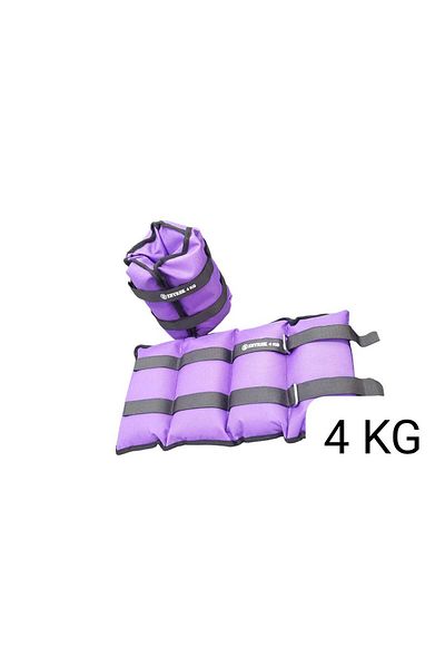 S ZEYREK 4 kg × 2 bucăți, în total 8 kg, set de greutăți pentru întărirea mușchilor pentru încheietura mâinii, sac de greutăți cu nisip