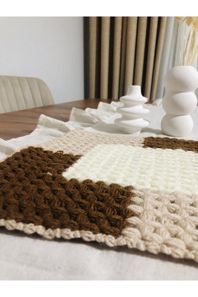 ONTİC Hand Knitted Bath Washcloth – Dowry Washcloth – Bridal Gift – Full Bowknot