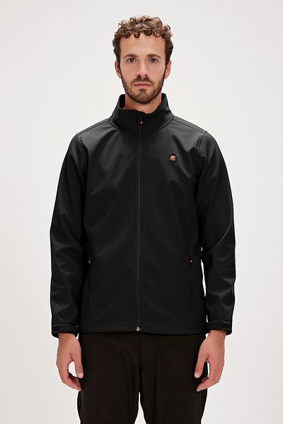 Bad Bear Conch Softshel Black Men's Zippered Coat