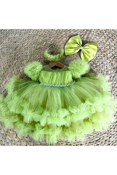 Asel Kids BABY GIRL DESIGN TULLE DRESS