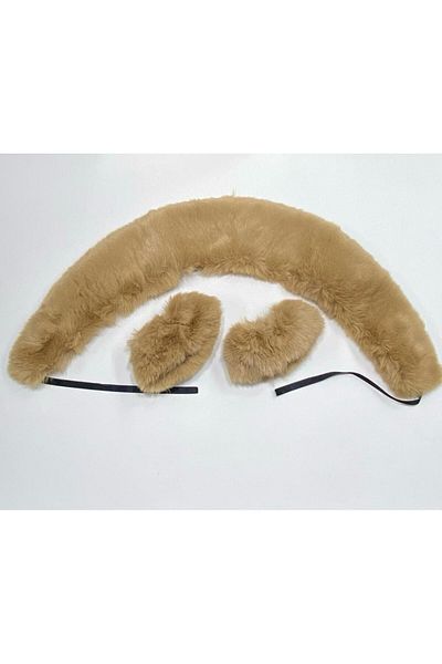 karantuhafiye Fur Collar and Cuff Set / Soft Fur