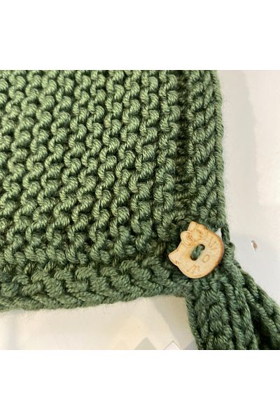 Lika Bamboo Knitted Baby Hat 6-9 Months (HAND MADE)