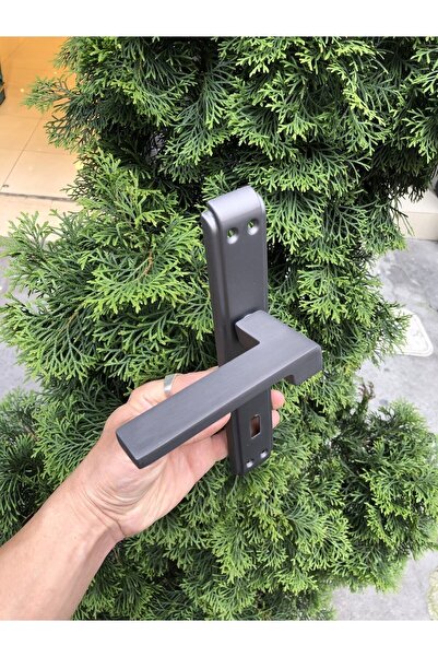 İyem Mâner de ușă cu oglindă Sofuoğlu Lux (Camera) Mat Andresit 1 SET PENTRU 1 UȘĂ