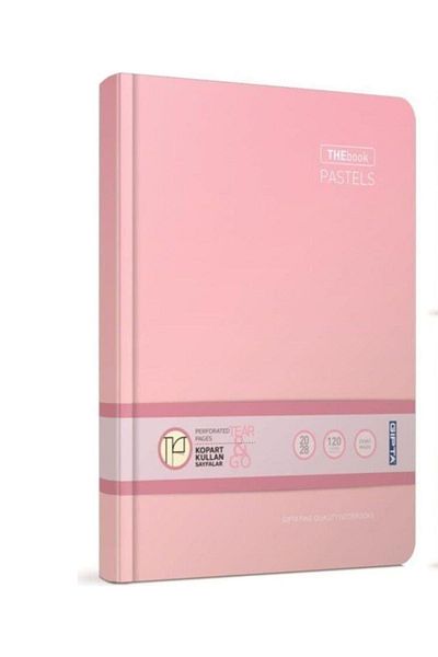 Gıpta Thebook Pastels Rope Stitched Hard Cover Notepad 14X20CM 120 Sheets Unlined