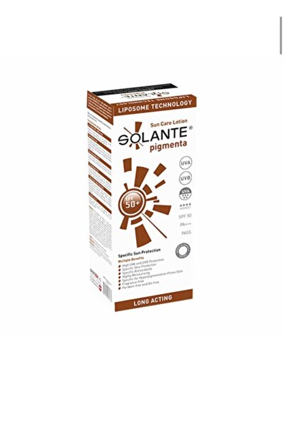 Solante Lekeli Ciltler Için Güneş Koruyucu Losyon Pigmenta 50+Sun Care Lotion...