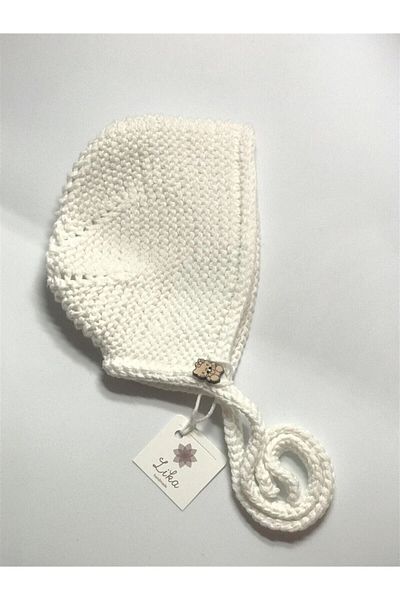 Lika Bamboo Knitted Baby Hat 6-9 Months (HAND MADE)