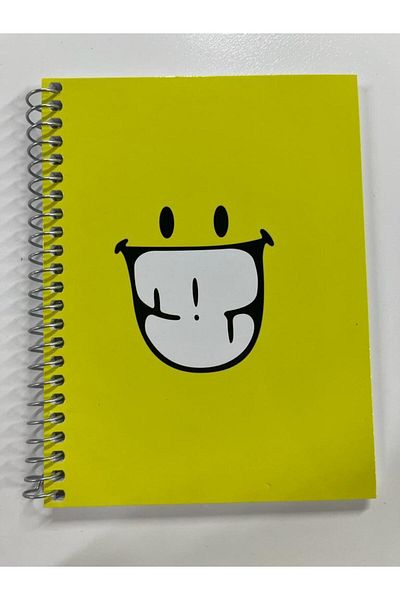 Mynote Smiley Notebook A6 80ypStriped