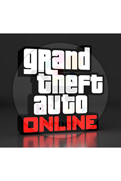 Bi'şeyler Sepeti GTA Online - Grand Theft Auto Online - Led Işıklı Dekoratif Lightbox