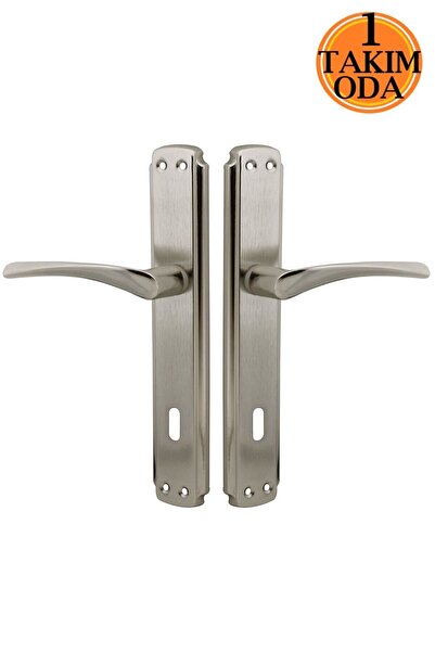 ŞENEL Yapı Market Bravo Polaris Nikel Saten Aynalı Oda Kapı Kolu