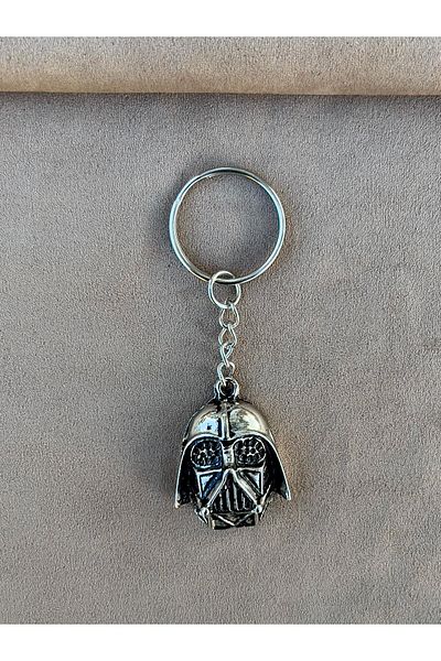 Piercing Market Steel & Silver Star Wars Darth Vader Keychain and Bag Ornament 3D