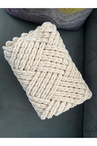 HEEM alize puffy el örgüsü bebek battaniyesi 90x90