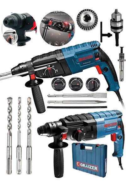 Graizer Alman 9006 Xdrive Çelik Şanzuman Bakir Sargili Kırıcı Delici Hilti Ma...