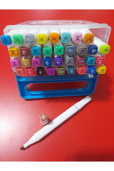 gebzeli Double-ended marker set water-based 36 pieces in box with special holding apparatus