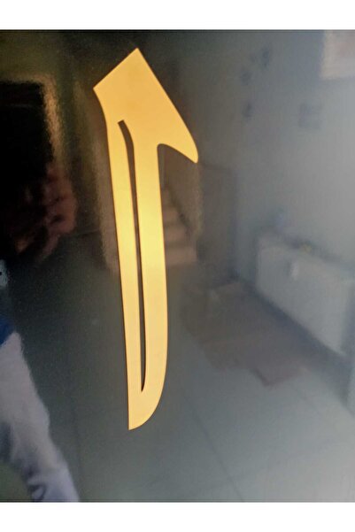 DT Dekor Treni Gold Pleksi Arapça Elif