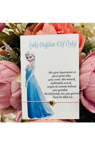 Perle88 Kişiye Özel Şans Bilekliği isimli ELİSA DOĞUM GÜNÜ SÜNNET hediyesi 24...