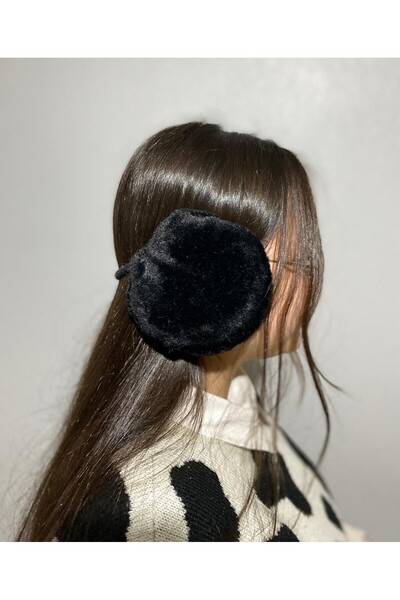 sema aksesuar Soğuktan Koruyucu Soft Peluş Tüylü Kışlık Kulaklık - Yumuşak