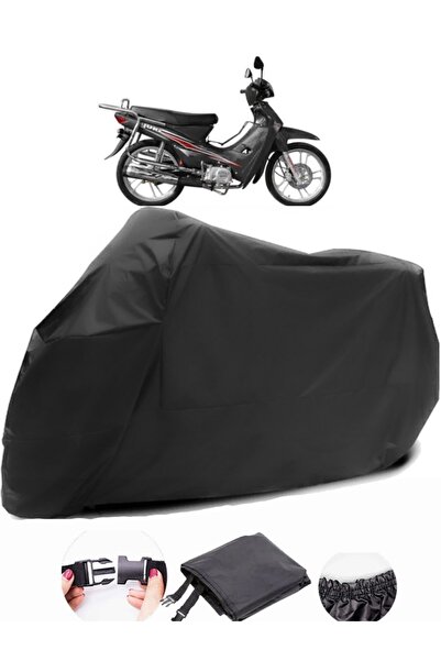 AutoZEL يوكي غوستو 50 متوافق مع القماش المشمع الأسود للدراجات النارية المقاوم...