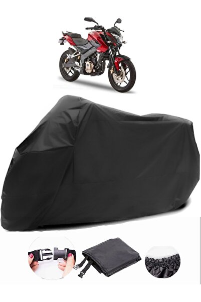 AutoZEL لباجاج بولسار NS 150 مشمع دراجة نارية أسود مقاوم للماء نسيج متين