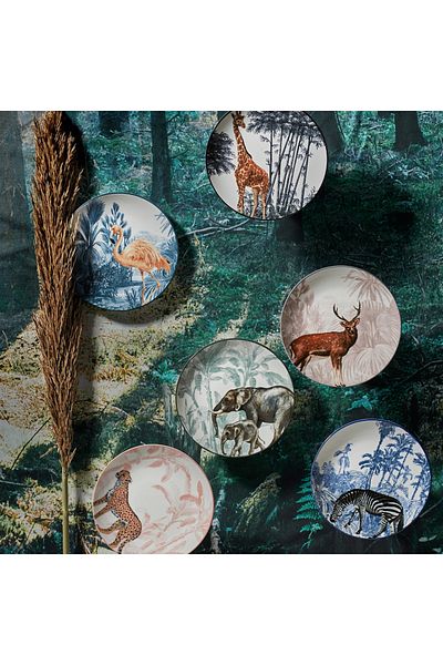 Karaca Jungle 6 Piece Cake Set