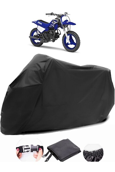 AutoZEL ياماها PW 50 قماش مشمع أسود للدراجات النارية مقاوم للماء