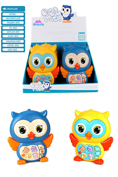 hediyecik Baykuş Figürlü Müzikli Oyuncak Bebek Piyanosu