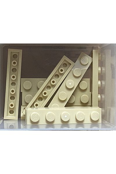 LEGO Moc Custom Accessory Creator Plate 1 X 5 Flat Brick Tan 4 Pieces Will Be Sent