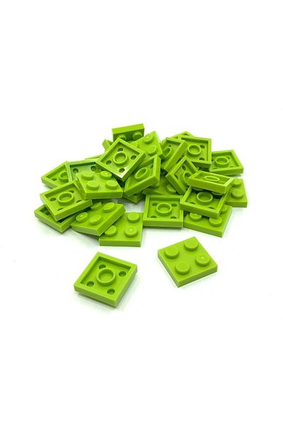LEGO Moc Custom Accessories Creator Plate 2 X 2 Flat Brick Pistachio Green 4 Pieces Will Be Sent