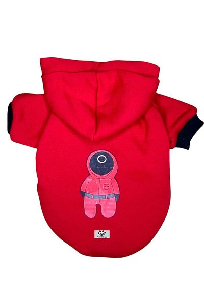 PetiliDünya Squid Game figure hoodie Cat & Dog Apparel Sweatshirt 100% cotton