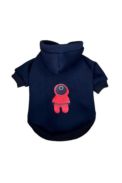 PetiliDünya Squid Game figure hoodie Cat & Dog Apparel Sweatshirt 100% cotton