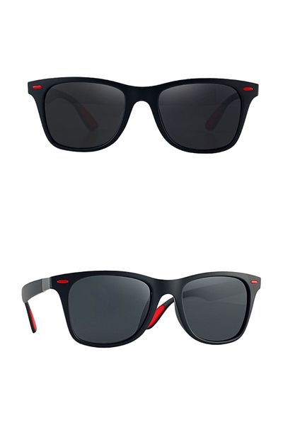Zzla Navy Unisex Sunglasses White Black Glass