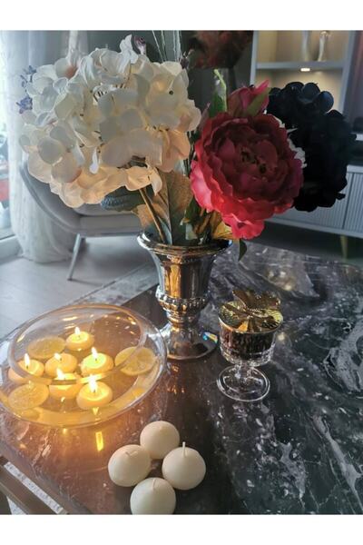 ABETE Iv Candles 500 Adet Beyaz Suda Yüzen Mum
