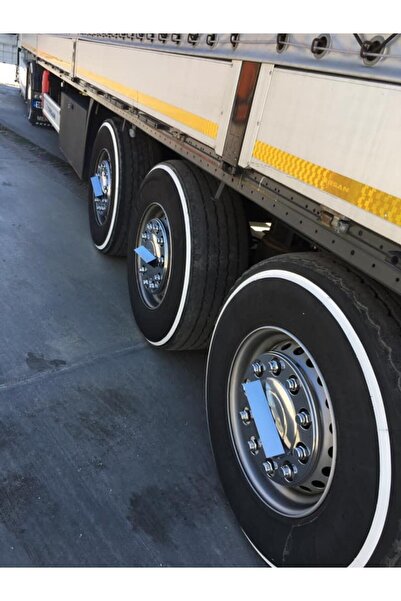 Karadeniztırmarket Paslanmaz Jant Kapak 6 Adet Dorse Takım Jant Kapak
