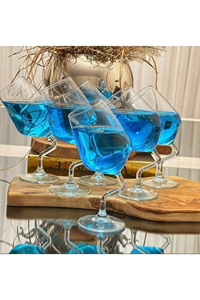 FAYA HOME Junior Tasarım Zikzak Ayaklı Kadeh