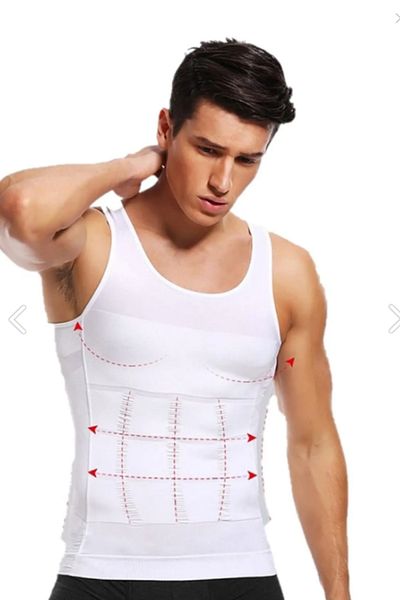 FF FİT FORM GİYİM Male Athlete Corset Waist Chest Belly Gynecomastia Enhancer Firming Helps Upright Posture