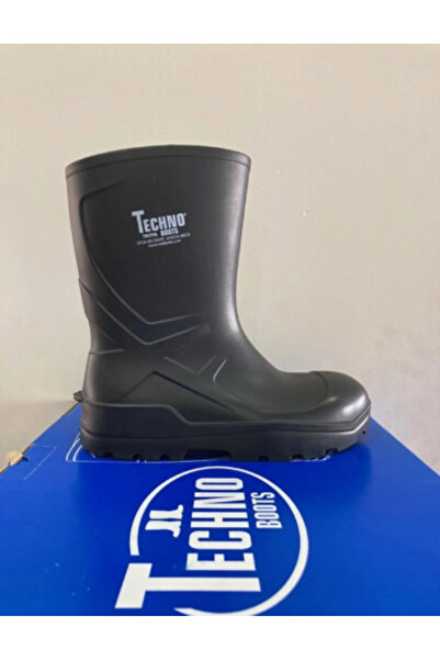 TECHNO BOOTS Unisex -30 Derece Soğuğa Dayanıklı Poliüretan Kısa Çelik Burunsu...