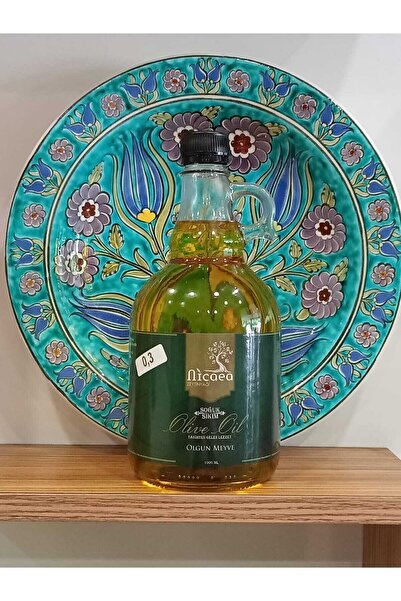 NİCAEA Natural Sızma Zeytinyağı 0,3 Asit Soğuk Sıkım 1lt Galon