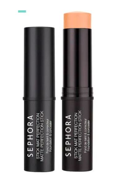 SEPHORA COLLECTION كريم أساس ماتيه بيرفكتيون وإسفنجة خافي العيوب - 10 إيفوير (11.6 جرام)