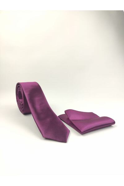 Ars Magic Box طقم منديل ربطة عنق بعرض 5.5 سم منقوش عالي الجودة