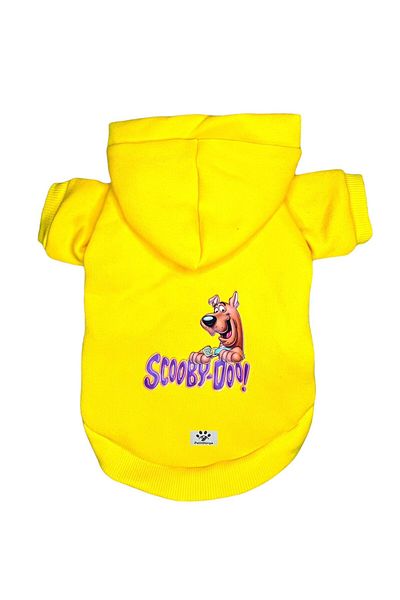 PetiliDünya Scooby-Doo Hooded Fleece Sweatshirt Dog And Cat Outfit & Dress