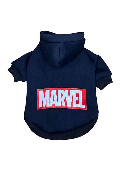 PetiliDünya Marvel Cat & Dog Outfit Sweatshirt Hoodie - Printed Sweatshirt