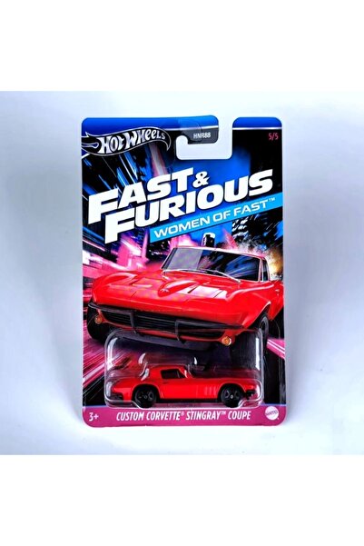HOT WHEELS CUSTOM CORVETTE STİNGRAY COUPE - Fast and Furious WOMEN OF FAST 2024 ( Hızlı ve Öfkeli )